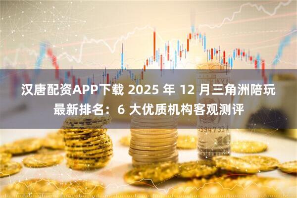 汉唐配资APP下载 2025 年 12 月三角洲陪玩最新排名:6 大优质机构客观测评